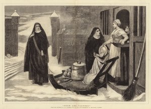 貧しい人々のために 作： William Frederick Yeames